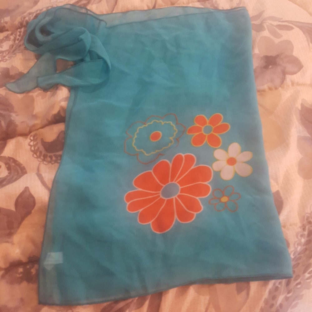 Sheer bathing suit wrap